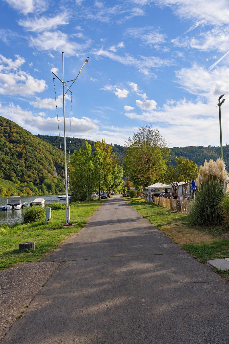 Fietspad langs de Moezel